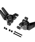 Built Different Heavy Duty Metal Rear Hub Stub Axle Carriers Upgrade Parts For Arrma Mojave Kraton Outcast 4S Blx RC Cars black metal hub carrier set