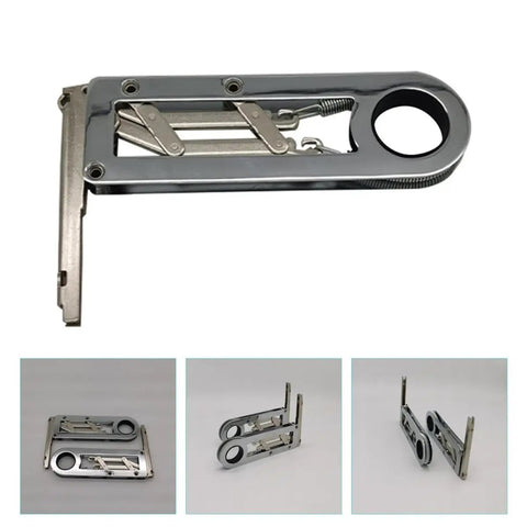 90 Degree Cabinet Door Hinges With Soft Close Chrome Plated Steel Folding Butt Hinges For Kitchen And Bathroom Cabinets