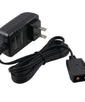 12V Replacement Charger For Rechargeable Flashlights And Stinger Series Power Cord, CE FCC RoHS Certified, black plug view