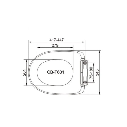 Premium Elongated Advanced Bidet Toilet Seat featuring steady warm cushion dimensions and design layout for easy installation.