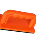 Wood Cutting Push Stick And Safety Push Block For Table Saws 6 Inch By 3 Inch Comfortable Grip Versatile For Radial Saws Planers And Band Saws Pro Woodworking Tool, orange with ergonomic grip.