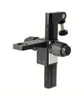 Fine-Tuning Guide Rail With Universal Joint For Precision Machinery, 39mm Rail, 270mm Length, 160mm Focusing Stroke, black guide rail in side view