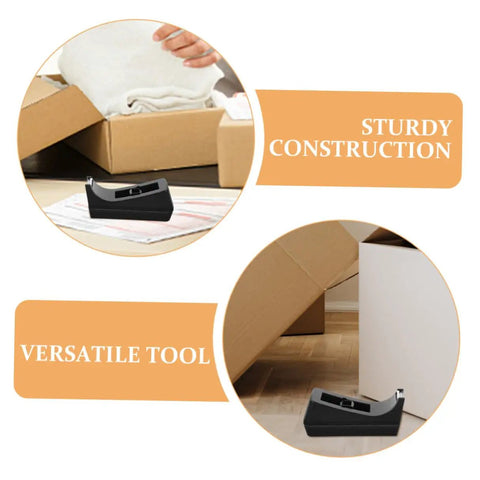 Six Station Blue Desktop Tape Dispenser Set With Six Premium Adhesive Rolls For Legit Heavy Duty Packing Smooth Desk Organization And No Sweat Sealing Top Shelf Workspace Solution in a versatile use scenario.