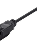 6Ft 16AWG Power Extension Cord Cable SJT 16/3C NEMA 5 15P To NEMA 5 15R 13A 125V Black Heavy Duty Extension Cord for Home