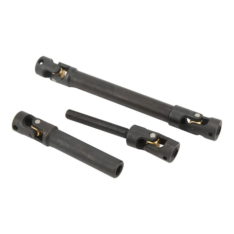 Heavy Duty RC Drive Shaft Steel CVD Transmission Shaft Front And Rear Powertrain Upgrade For 1 10 Scale RC Crawlers, adjustable length