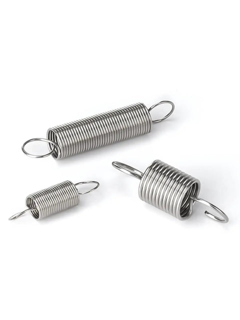 Heavy Duty Tension Springs With Hooks, Stainless Steel Extension Coil Wire 10 Pack for garage and automotive work.