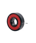 Z-First 608RS hybrid ceramic bearing, black outer race with red inner ring, 22mm outer diameter, 8mm bore, 7mm width.