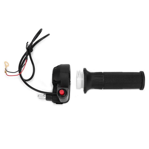 Mini Dirt Bike Throttle Kit With Accelerator Handle Grip Cable And Stop Switch For 47 49 Models Amped Up Throttle Response Smooth Control On Seven Eighths Inch Handlebars Easy Install For Better Riding