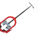 Badass Heavy Duty Pipe Cutter Kicking Out Sweet Precise Cuts On Metal Or Plastic Tubing For Tight Work Areas And Reliable Industrial Grade Performance You Can Trust 60 Thru 324MM, red cutter for metal tubing.