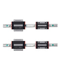 Top Notch High Precision Linear Guide Rail Kit With Four HGW15CC Bearing Slider Blocks Plus Two Smooth 15mm HGR15 Rails, steel