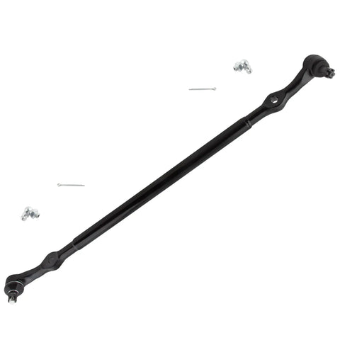 Front Center Drag Link Set With Upper And Lower Ball Joints And Sway Bar Links For Nissan Frontier 1998 1999 2000 2001 2002 2003 2004 2WD 2.4L Truck Ready Seven Piece Suspension Kit black drag link with ball joints and cotter pins
