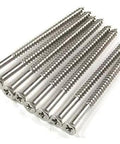 Flat Head Phillips Satin Nickel Wood Screws 9 X 3 Inch Built To Last For Doors Cabinets Furniture And DIY Projects 24 Pack