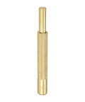 Premium Brass Drive Punch Quarter Inch Non Marring Alignment Pin Tool displaying its cylindrical design for precise watch repair.