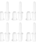 Six Sets Of 1-7/16 Inch Screen And Storm Door Hinge Pin Kit With White Nylon Pins And Bushings For Croft And Other Storm Doors