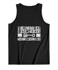 Dope Men's Tank Top Featuring A Gnarly Car Mechanic Funny Quote. Premium cotton sleeveless muscle tee with automotive print.