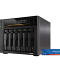 Badass Six Bay Network Attached Storage Featuring Amd Ryzen Quad Core Processor And 16Gb Ecc Ddr5 Memory With Single 1Tb Nvme Drive Plus Four M.2 Expansion Slots For Dual 10GbE And 5GbE Networking Alongside Fast Usb4 Ports For Next Level Data Archival.