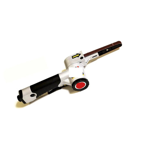 Air Mini Belt Sander Pneumatic Grinder Machine Lightweight Portable Tool for detailed sanding and polishing, ergonomic design.