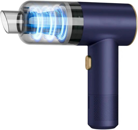 4 In 1 Cordless Car Vacuum Cleaner, Mini Handheld 12000Pa Suction, 120W High Power, shown in purple color