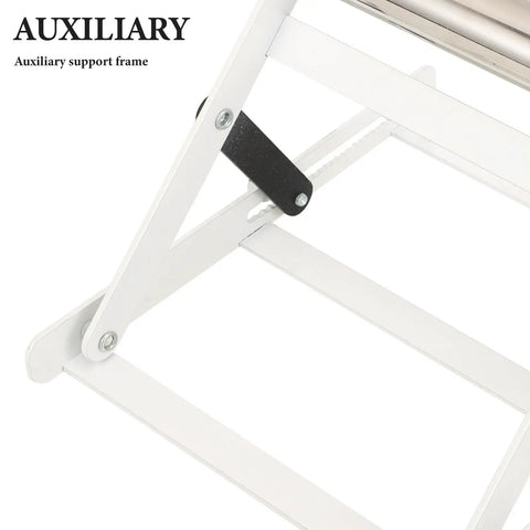 Adjustable Stainless Steel Cutting Machine Support Stand With Anti Slip Teeth, Heavy Duty Trimmer Bracket close-up