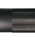 Side view of PolyStinger LED Flashlight With 120 Volt AC Charger And Piggyback Holder Black 485 Lumens Rugged Non Conductive Nylon Body