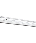 Modern Dimmable LED Vanity Lights Over Mirror Gloss Chrome Six Light Bathroom Fixture Easy Direct Wire Install Energy Saving Vanity