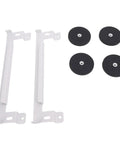 Space Saving Metal Mounting Bracket for RV Boat and Aircraft White Magnetic Satellite Car Mount Kit with Four Suction Cups