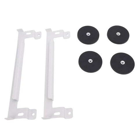 Space Saving Metal Mounting Bracket for RV Boat and Aircraft White Magnetic Satellite Car Mount Kit with Four Suction Cups