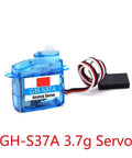 Hella Precise 3.7g Digital Servo Motor 10 Pack Heavy Duty High Torque Miniature Steering Gear For Rc Cars Helicopters Boats Dope Rig Setup With Badass Reliable Drive, blue GH-S37A servo with wires.