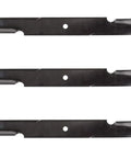 Three Pack 21 Inch Cutter Blades One Quarter Inch Thick Beefed-Up OEM Quality Replacement For Turf Tiger And Cheetah 61 Inch
