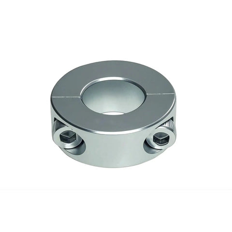 Set Of Four Three Quarters Inch Bore Zinc Plated Shaft Collar With Double Split Clamp On Design, rust resistant carbon steel