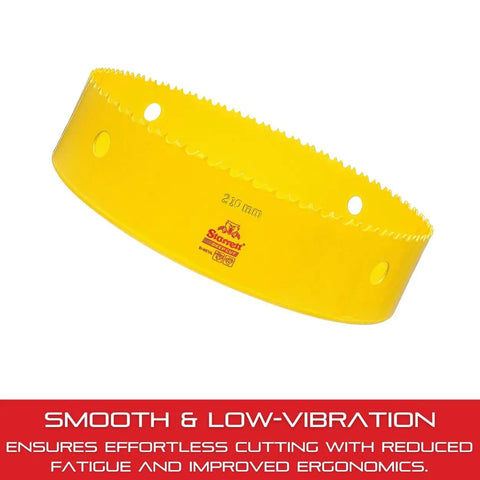 Bi Metal Deep Cut Hole Saw For Metal And Wood 210mm Diameter With 2 Inch Cutting Depth And Abrasion Resistant HSS Teeth