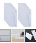White Blank Paper Envelopes Set 20 Pack For Mail And Storage Reusable No Word Design Letter Envelopes With Thickened Paper