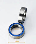 Steel Sealed Bearing 6700 2RS 10x15x4mm For 1/10 RC Cars Upgrade Part High Precision Metal Bearing Improves Transmission Efficiency And Power Transfer Durable Replacement Accessory For RC Car Enthusiasts. shown with 10x15x4mm size