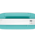 Top view of Certified Refurbished DeskJet 3755 Compact Wireless All In One Color Printer With Instant Ink Ready Utility And Alexa Sync Capability.