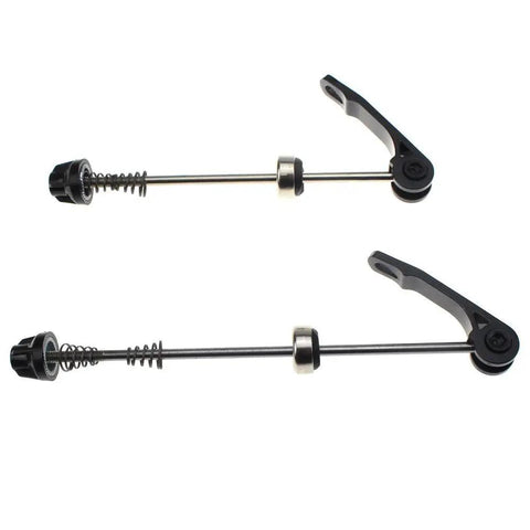 Front And Rear Quick Release Skewers For Road, Mountain, MTB And BMX Bikes, Built To Last Iron Bike Axle Set, 1 Pair