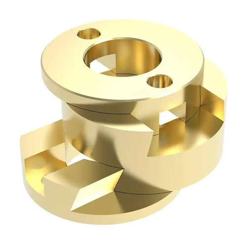 Awesome Oldham Coupler Fit For Ender 3 Z Axis Screw Connection Boosts 3D Printer Accuracy Smoothness And Stability While Cutting Vibration Down Low For Epic Print Results Every Time brass coupler for 3mm to 8mm Z axis screw