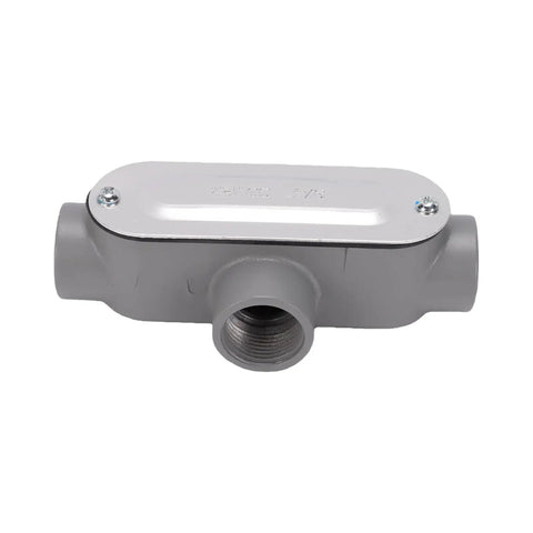 Rock Solid T Type Conduit Body Designed For A No Sweat Metal Tubing Pull Through Heavy Duty Die Cast Aluminum Threaded Junction Box