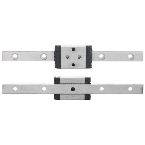 High Precision CNC Linear Guide Rail With Lengthened Slider Block Carriage For Smooth Micron Level Motion 75mm Stainless Steel 440C Rail LML5H 75 1R Motion System, front view