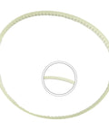 Toothed Gear Belt For FR-770 FR-900 FR-980 Sealing Machines Drive Belt Replacement Part Pro Grade Triangular Guide Conveyor Belt Multi Machine Compatible Adjustable 410 To 660 Mm One Piece, toothed drive belt