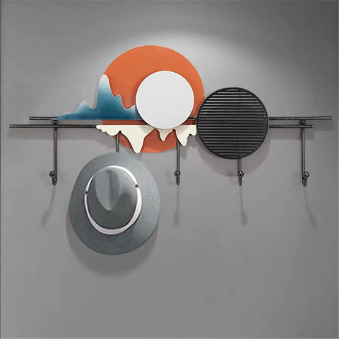 Heavy Duty Metal Coat Hooks For Entryway Boasting Slick Modern Wall Mount Setup, Polished Iron Door Hangers Ready To Hang Your Gear, Top Notch Multipurpose Hallway Rack