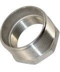 Male To Female NPT Thread Reducer Adapter Bushing For Pipe Fittings Stainless Steel 304 Heavy Duty High Pressure Up To 150 Psi Two Inch By One And One Half Inch Connector