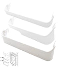 Durable Door Shelf Bin Rack Set For Frigidaire And Kenmore Refrigerators Top Middle Bottom Bins 240338001 240337901
