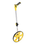 Fauitay Mechanical Measuring Wheel with Folding Handle, 9999.9m Distance, adjustable height and yellow wheel design.