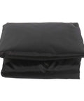 Go To Replacement Outdoor Swing Canopy Top Cover for Patio and Backyard, Fits Porch Swing Glider in Black, folded view