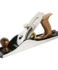 14 Inch Smoothing Plane For Woodworking With Flat Sole, Rosewood Handles And Knobs, Precise Iron Adjustment For Final Finish displayed