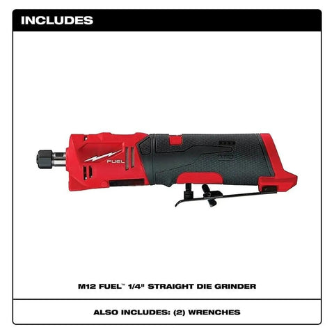 Solid 12V Cordless Straight Die Grinder With 1/4 Inch Chuck And Fast Toggle Switch Built For Cutting Grinding And Polishing Delivers Heavy Torque In A Slim Bare Tool Rig Trusted By Local Crews For Smooth Daily Work
