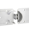 Heavy Duty Chrome Hasp Lock With Hidden Shackle, Solid Steel Security Lock for Trucks Trailers And Vans, 9 Inch Wide Hasp