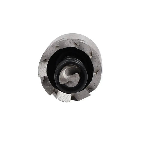 Close-up of 16mm Hole Saw from 16mm Hole Saw Set With 68mm Overall Length, HSS Material, includes 4 hole saws and 4 hex wrenches