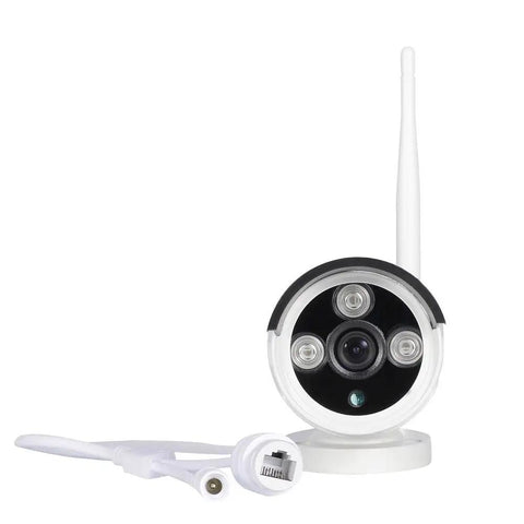 1080P Wireless Outdoor Camera For Replacement Or Extra Cam, High Resolution IR Cut Night Vision 65ft, shown without power adapter