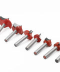 Heavy Duty Router Bit With 6mm Shank For Smooth Round Edge Cutting And Profiling Woodworking Milling Cutter Tool in various sizes.